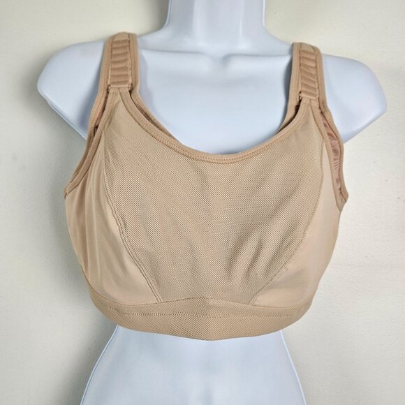 Zero Bound High Impact Sports Bra For Women Full Coverage Size 38D Nude Running - Picture 2 of 10